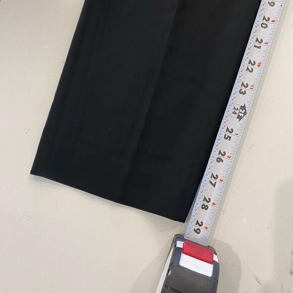 VINCE Soft Tailored Ankle Trouser Black Size 12 - Picture 9 of 10